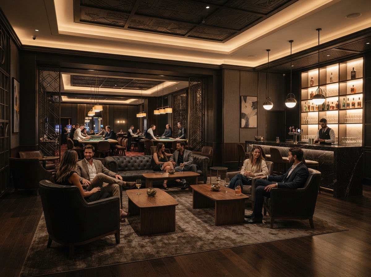 Comfortable interior amenities at a PampaSpin gaming hall